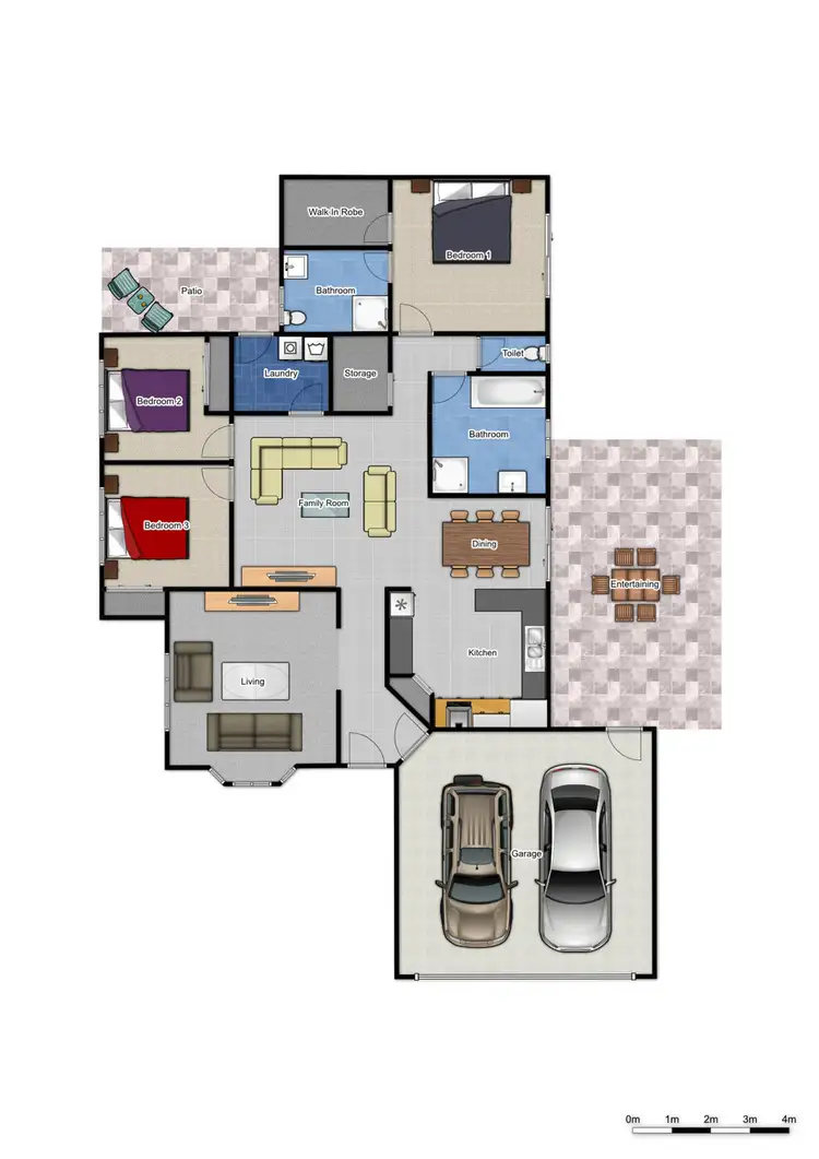 Floorplan of Homely house listing, 3 Bluedong Place, Algester QLD 4115