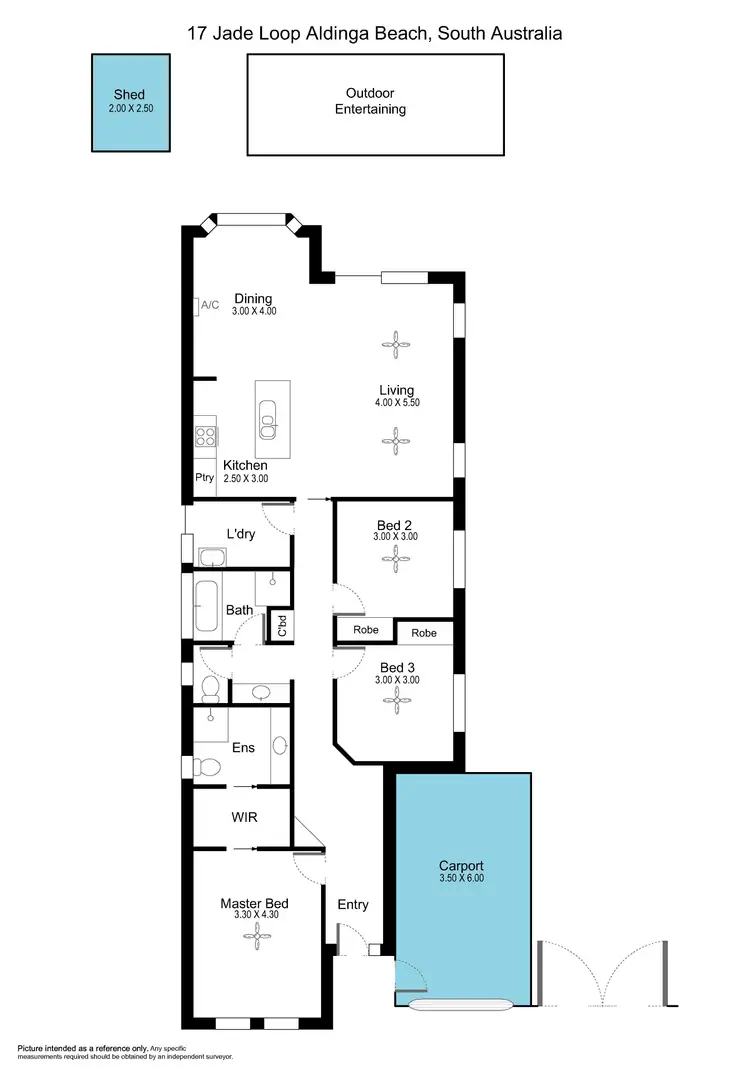 Floorplan of Homely house listing, 17 Jade Loop, Aldinga Beach SA 5173