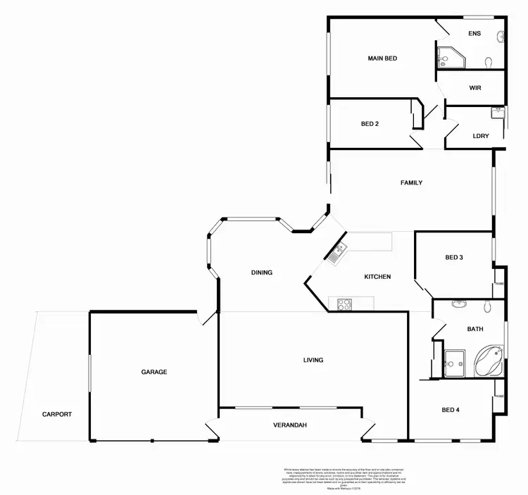 Floorplan of Homely house listing, 18 Adam Avenue, Rutherford NSW 2320