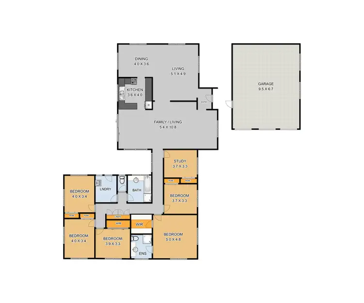 Floorplan of Homely rural property listing, 274 Terrace Road, North Richmond NSW 2754