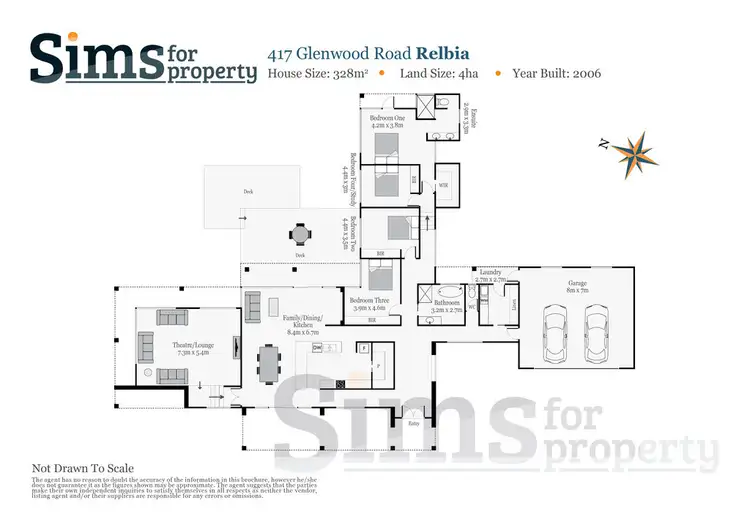 Floorplan of Homely house listing, 417 Glenwood Road, Relbia TAS 7258