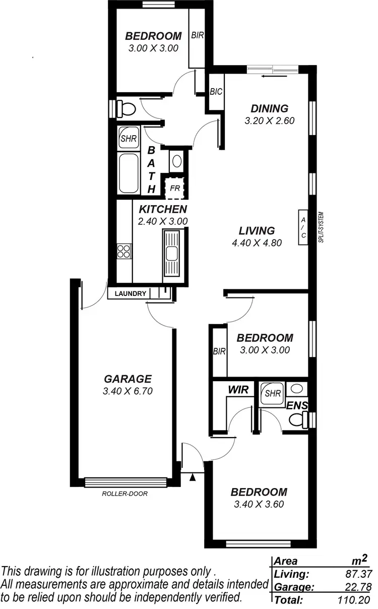 Floorplan of Homely house listing, 311 Fradd Road, Munno Para West SA 5115