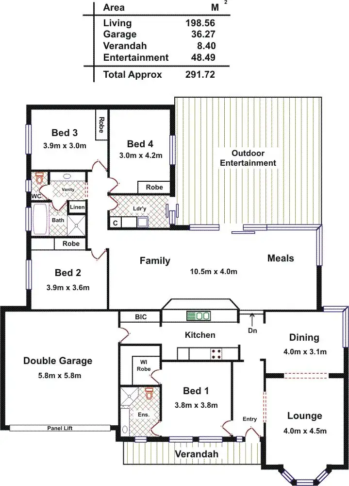Floorplan of Homely house listing, 34A Seventh Street, Gawler South SA 5118