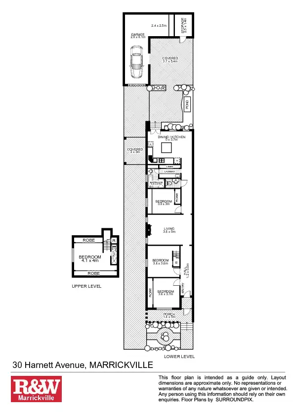 Floorplan of Homely house listing, 30 Harnett Avenue, Marrickville NSW 2204