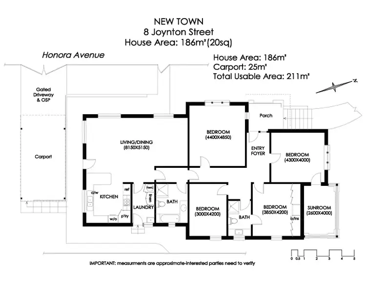 Floorplan of Homely house listing, 8 Joynton Street, New Town TAS 7008