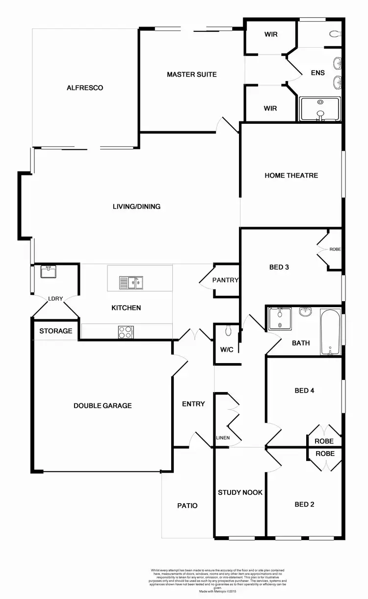 Floorplan of Homely house listing, 4 Les Circuit, Gillieston Heights NSW 2321