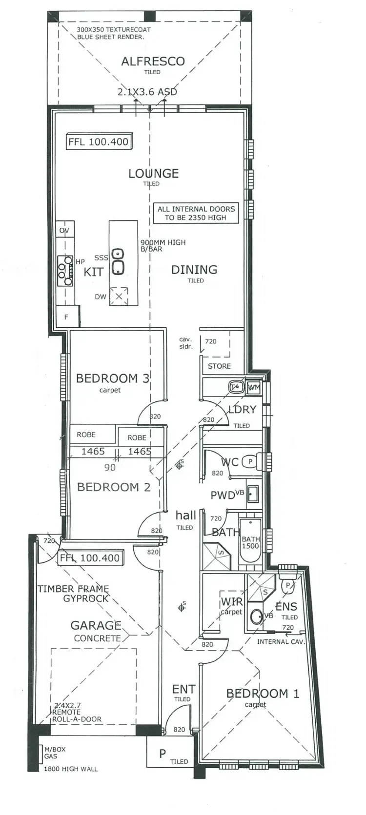 Floorplan of Homely house listing, 32A Rivett Avenue, Fulham Gardens SA 5024