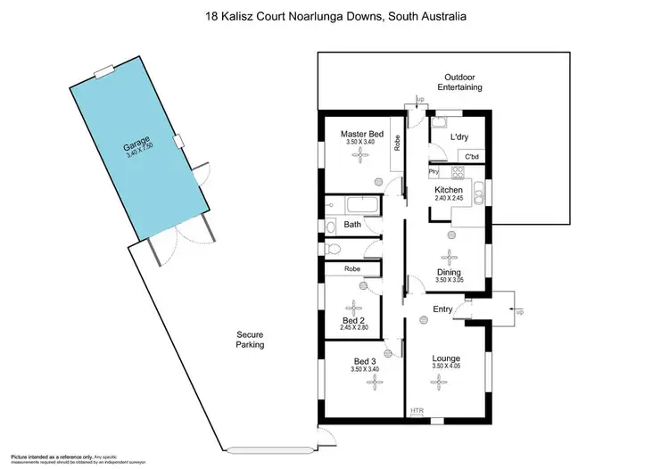 Floorplan of Homely house listing, 18 Kalisz Court, Noarlunga Downs SA 5168
