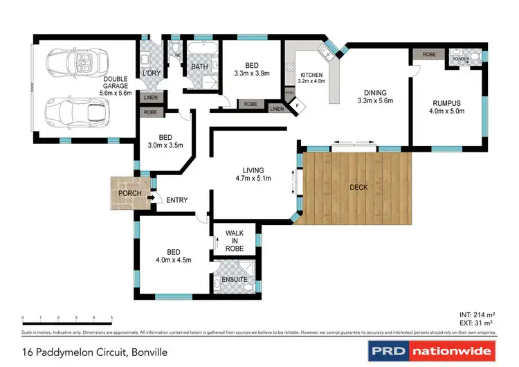 Floorplan of Homely house listing, 16 Paddymelon Circuit, Bonville NSW 2450