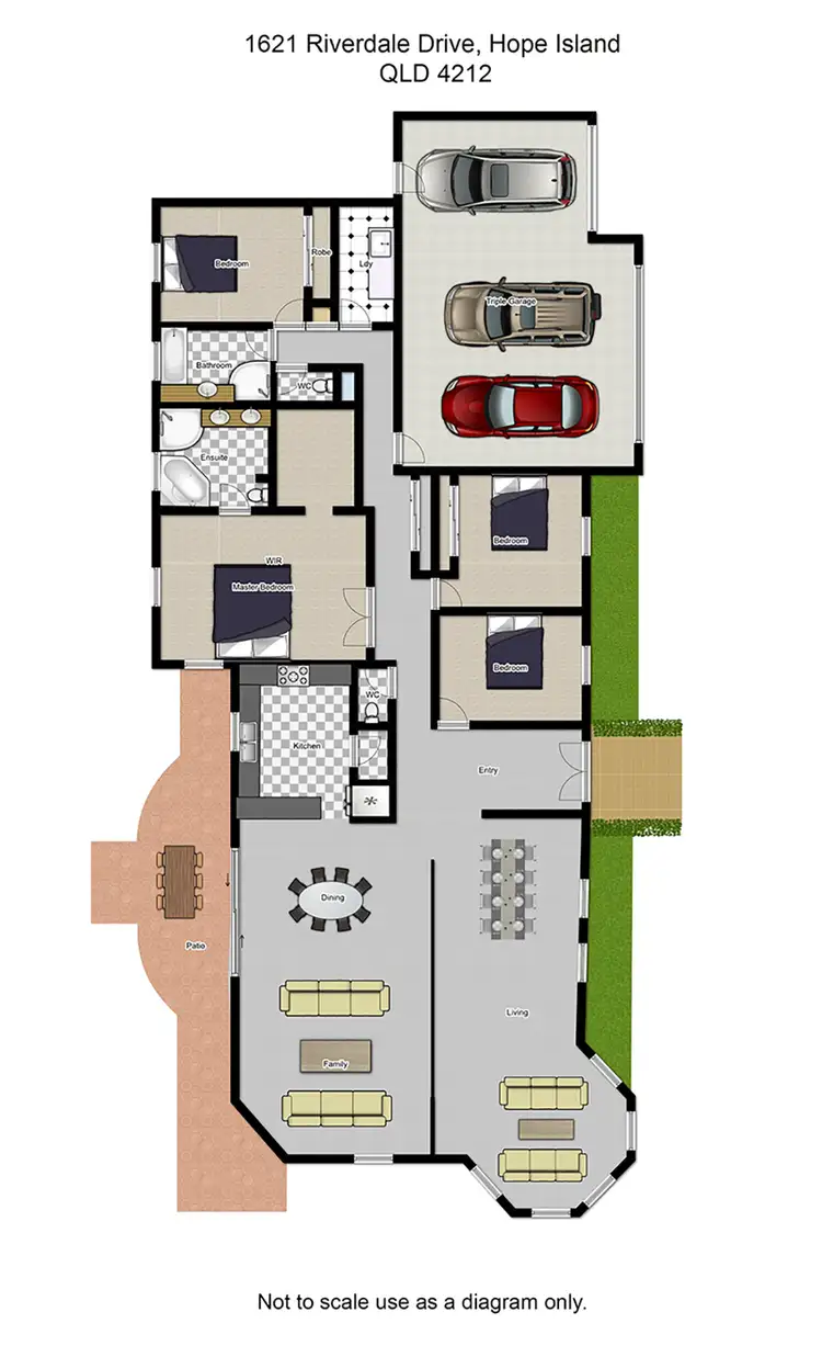 Floorplan of Homely house listing, 1621 Riverdale Drive, Hope Island QLD 4212