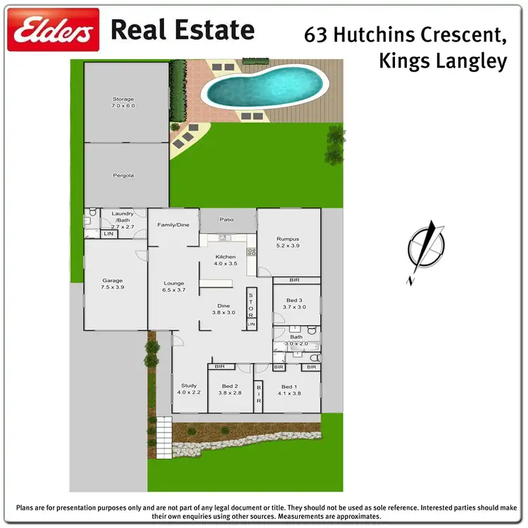 Floorplan of Homely house listing, 63 Hutchins Crescent, Kings Langley NSW 2147