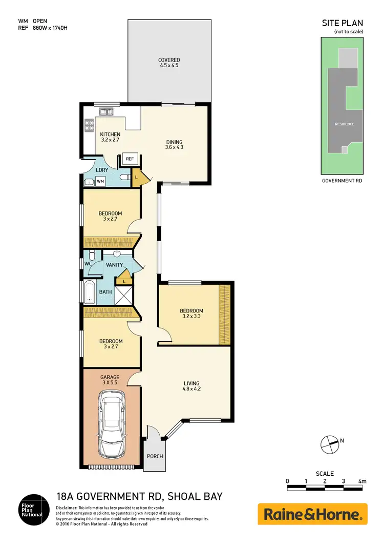 Floorplan of Homely house listing, 18A Government Road, Shoal Bay NSW 2315
