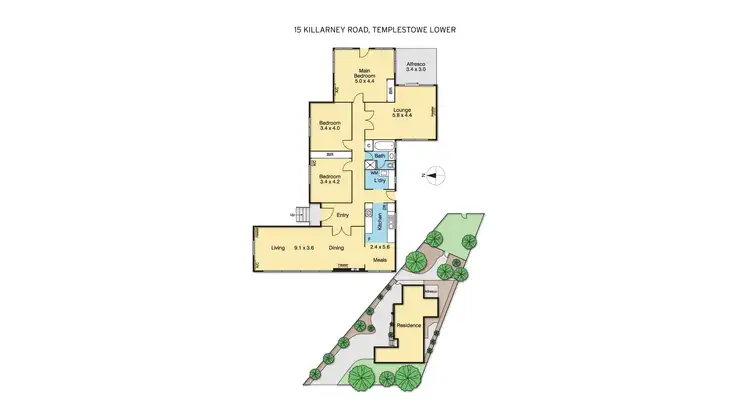 Floorplan of Homely house listing, 15 Killarney Road, Templestowe Lower VIC 3107