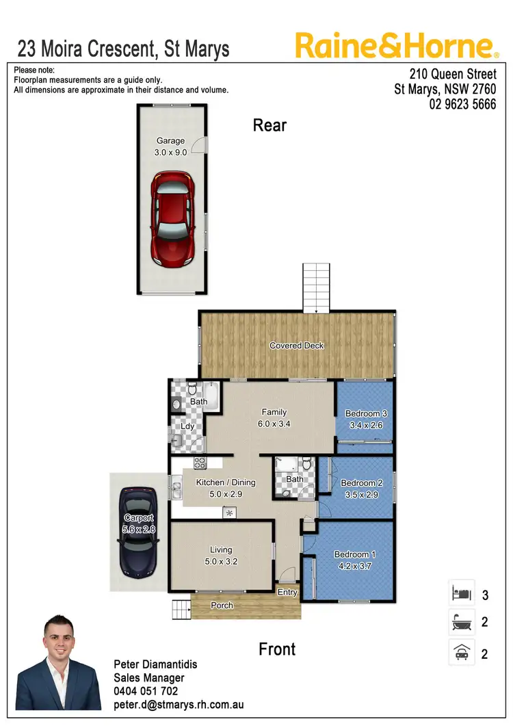 Floorplan of Homely house listing, 23 MOIRA CRESCENT, St Marys NSW 2760