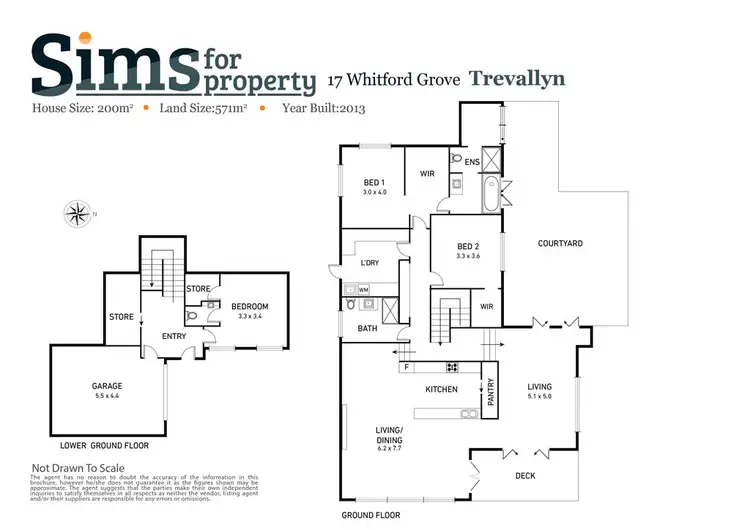Floorplan of Homely house listing, 17 Whitford Grove, Trevallyn TAS 7250