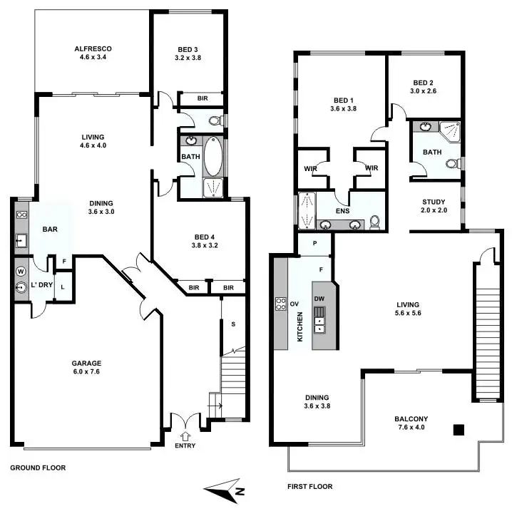 Floorplan of Homely house listing, 19 Orient Circuit, Hillarys WA 6025