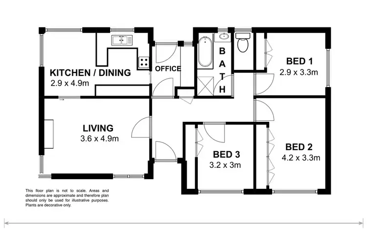Floorplan of Homely house listing, 3 Dalgety Street, Claremont TAS 7011