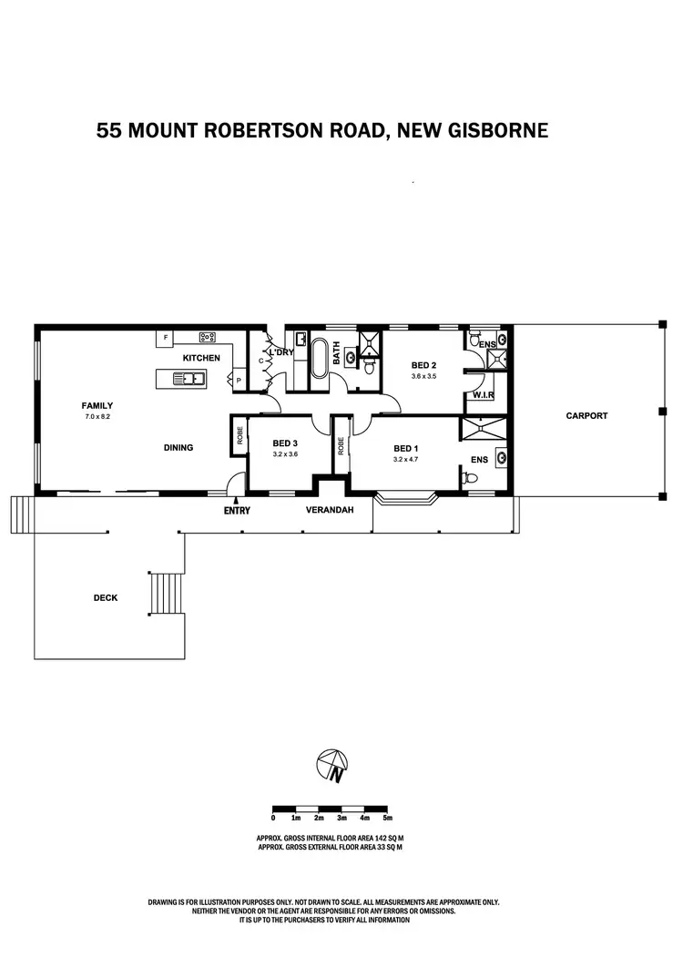 Floorplan of Homely house listing, 55 Mount Robertson Road, New Gisborne VIC 3438