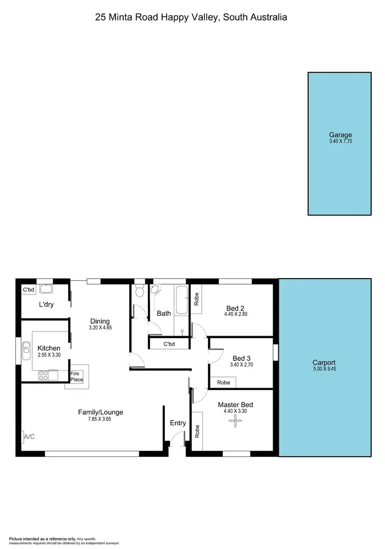 Floorplan of Homely house listing, 25 Minta Road, Happy Valley SA 5159