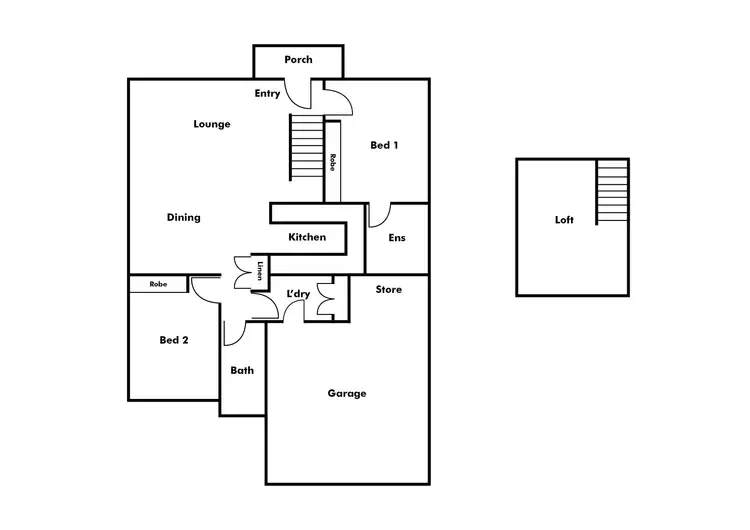 Floorplan of Homely townhouse listing, 4/57 Southwell Crescent, Hamilton Hill WA 6163
