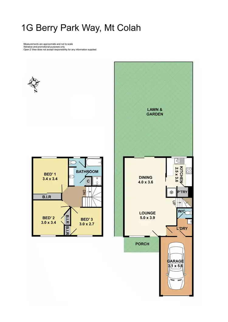 Floorplan of Homely house listing, 1G Berry Park Way, Mount Colah NSW 2079