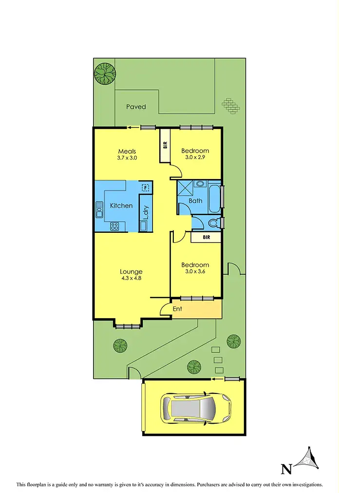 Floorplan of Homely house listing, 4/17 Tongue Street, Yarraville VIC 3013