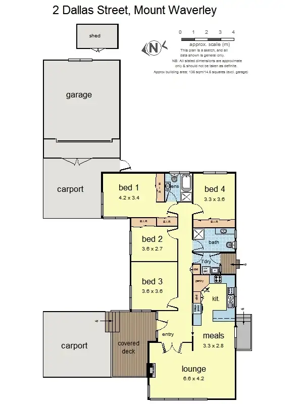 Floorplan of Homely house listing, 2 Dallas Street, Mount Waverley VIC 3149