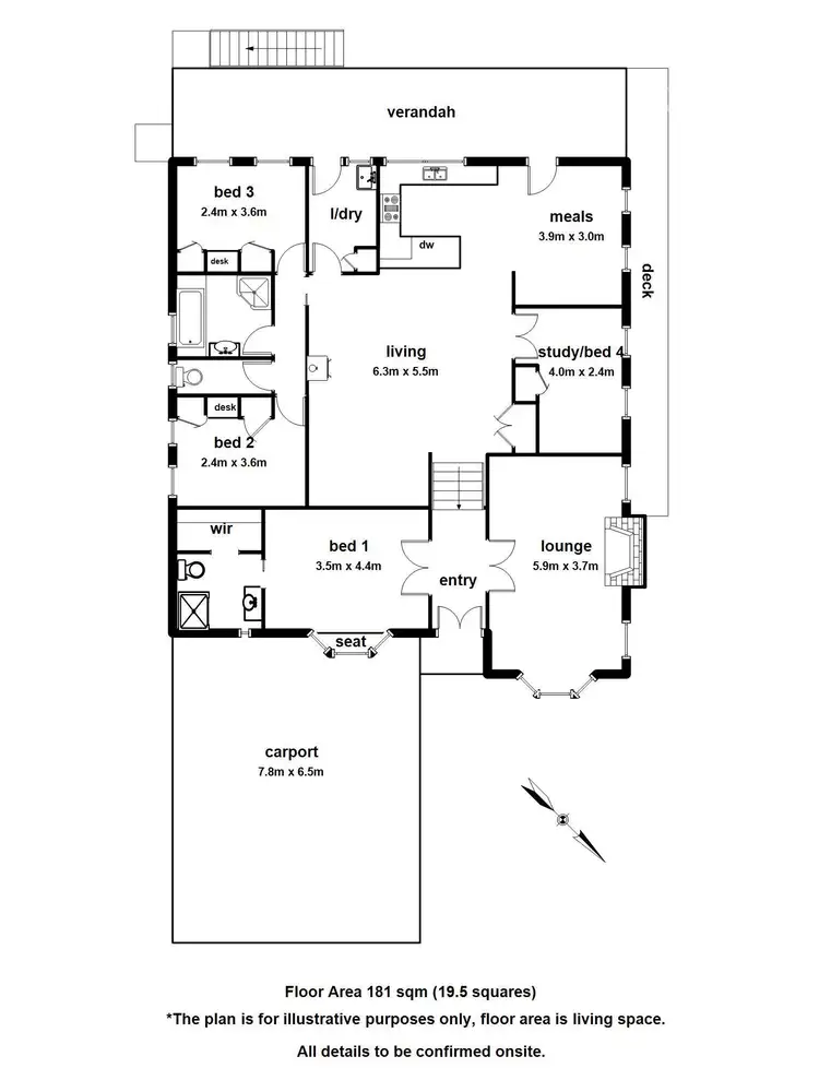 Floorplan of Homely house listing, 45 Belgrave-Gembrook Road, Cockatoo VIC 3781