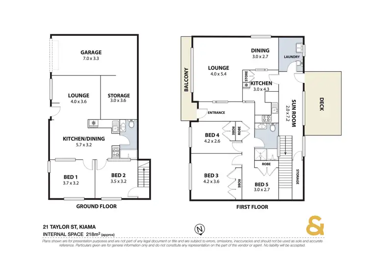 Floorplan of Homely house listing, 21 Taylor Street, Kiama NSW 2533
