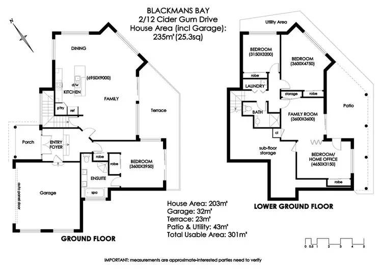 Floorplan of Homely house listing, 2/12 Cider Gum Drive, Blackmans Bay TAS 7052