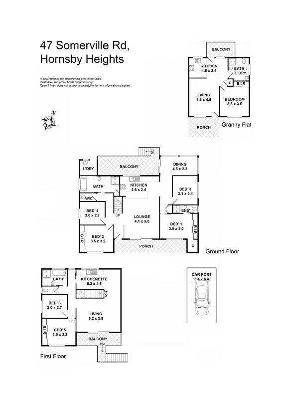 Floorplan of Homely house listing, 47 Somerville Road, Hornsby Heights NSW 2077
