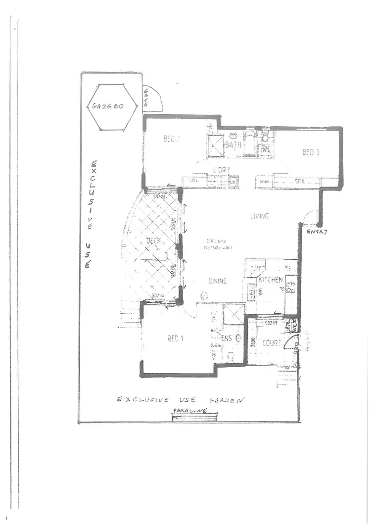 Floorplan of Homely unit listing, 1/9 McNaughton Street, Redcliffe QLD 4020