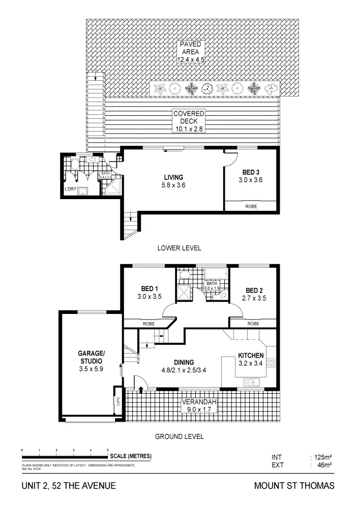 Floorplan of Homely house listing, 2/52 The Avenue, Mount Saint Thomas NSW 2500