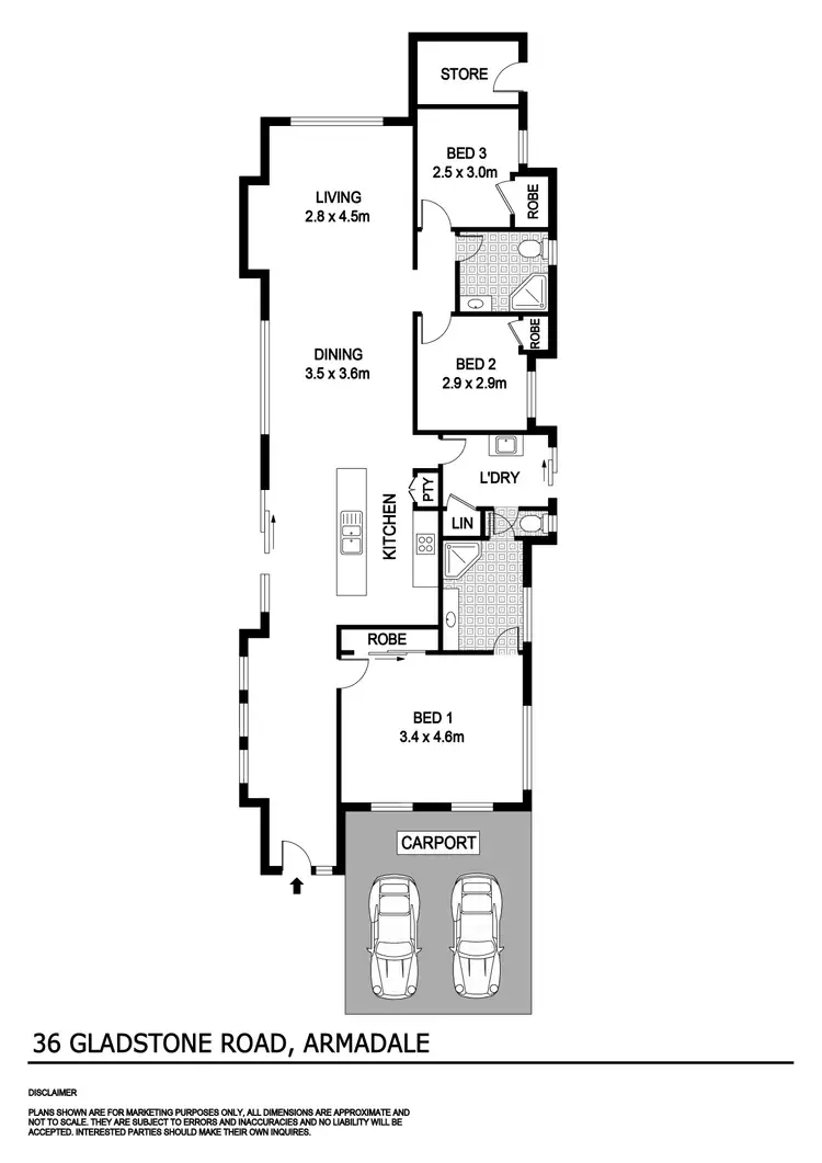 Floorplan of Homely house listing, 36 Gladstone Road, Armadale WA 6112