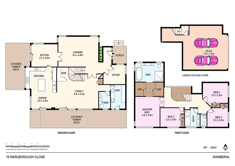 Floorplan of Homely house listing, 16 Marlborough Close, Terrigal NSW 2260