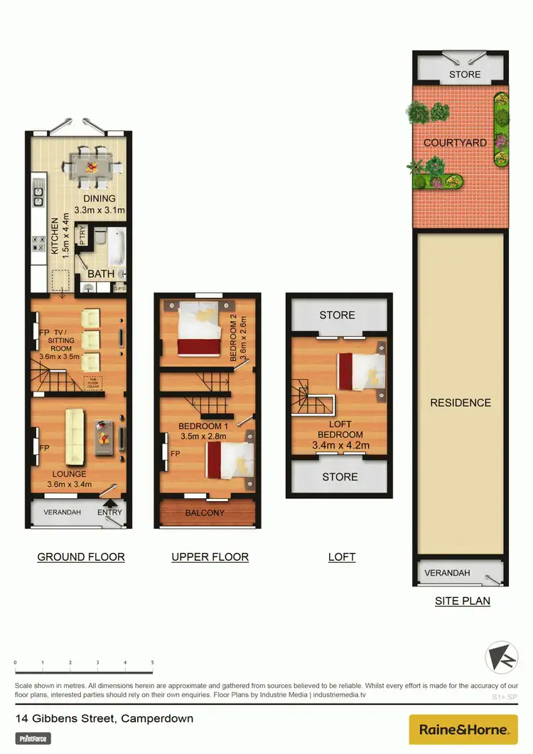 Floorplan of Homely house listing, 14 Gibbens Street, Camperdown NSW 2050
