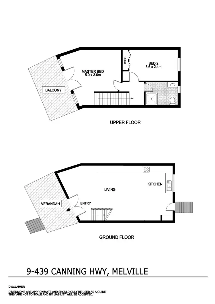 Floorplan of Homely unit listing, Lot 9, 439 Canning Hwy, Melville WA 6156