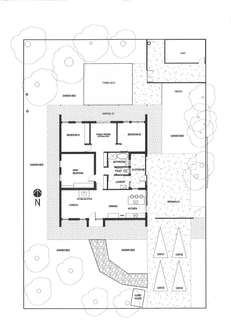 Floorplan of Homely house listing, 15 Spencer Street, Gillen NT 870