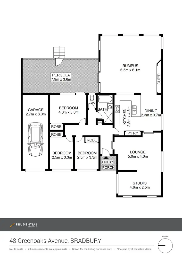 Floorplan of Homely house listing, 48 Greenoaks Avenue, Bradbury NSW 2560