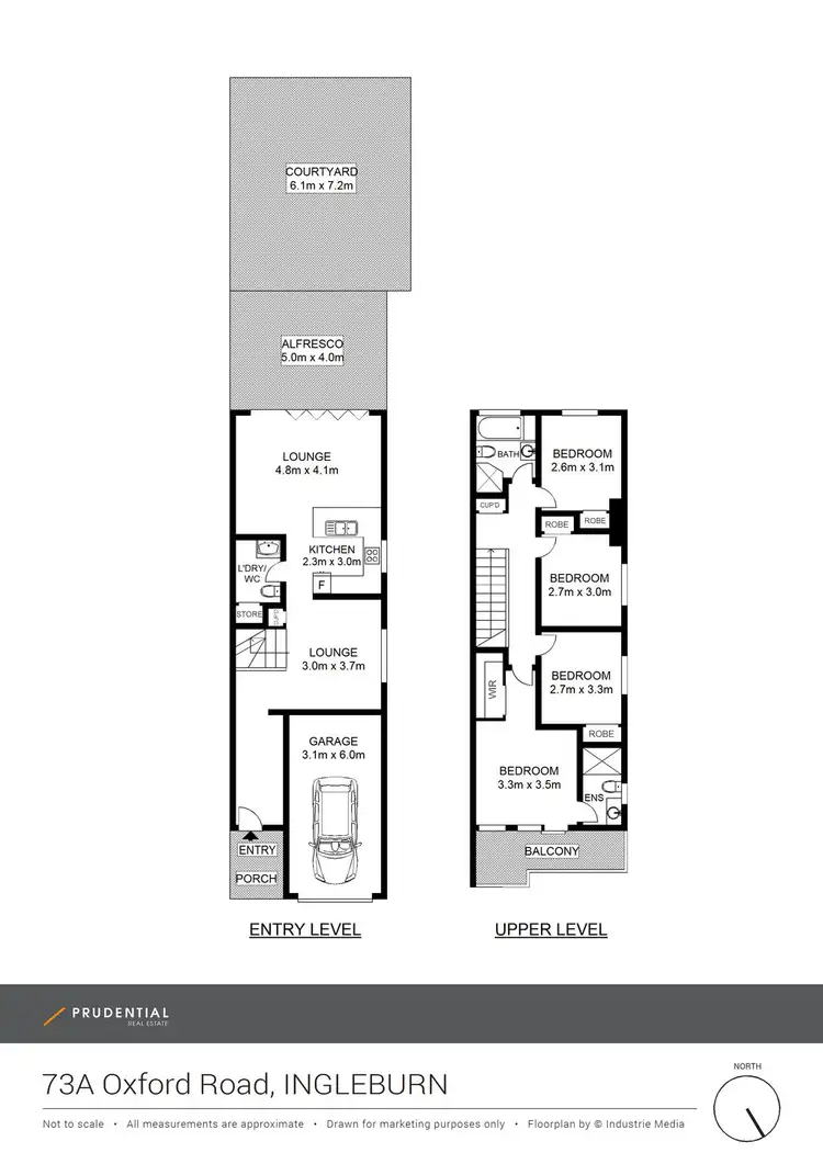 Floorplan of Homely house listing, 73a Oxford Road, Ingleburn NSW 2565