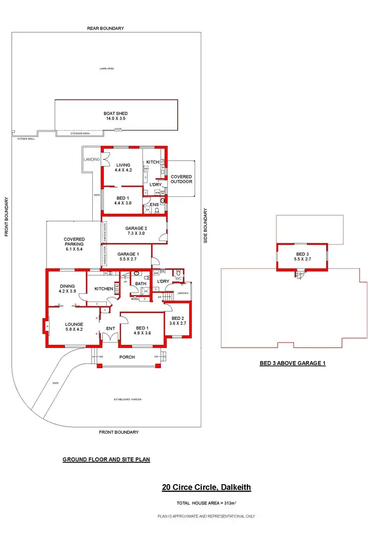 Floorplan of Homely house listing, 20 Circe Circle, Dalkeith WA 6009