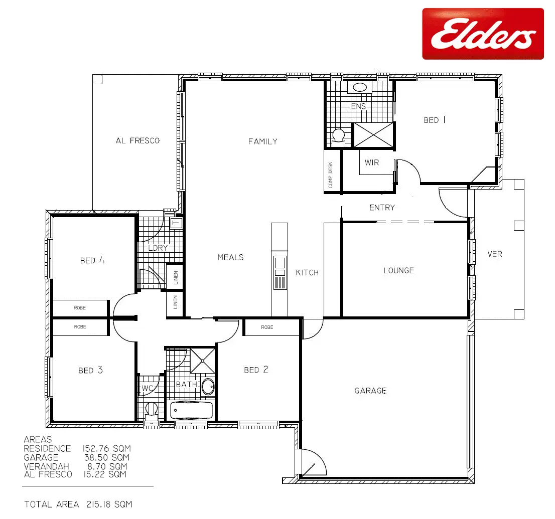 Floorplan of Homely house listing, 4 Bambridge Parade, Googong NSW 2620
