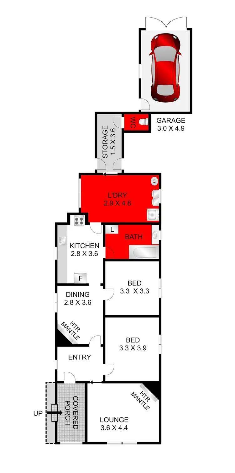 Floorplan of Homely house listing, 7 Orchard Street, East Geelong VIC 3219