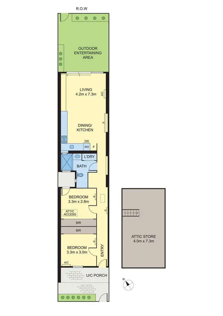 Floorplan of Homely house listing, 46 Glover Street, South Melbourne VIC 3205