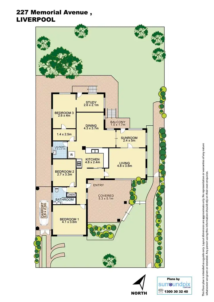 Floorplan of Homely house listing, 227 Memorial Avenue, Liverpool NSW 2170