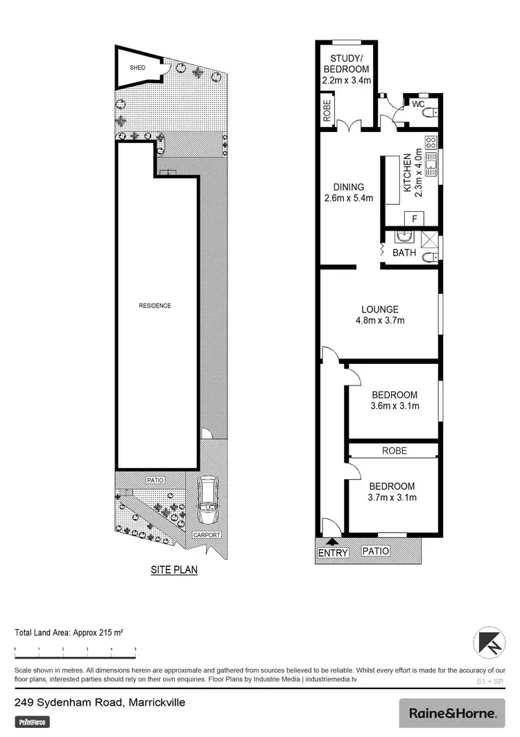 Floorplan of Homely house listing, 249 Sydenham Road, Marrickville NSW 2204