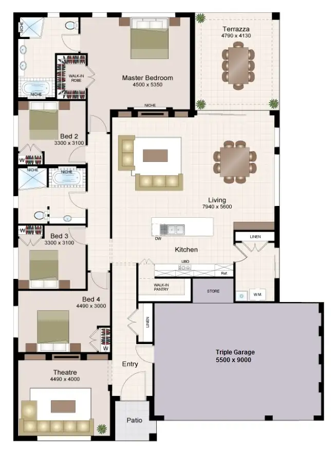 Floorplan of Homely house listing, 14 Racecourse Drive, Goulburn NSW 2580