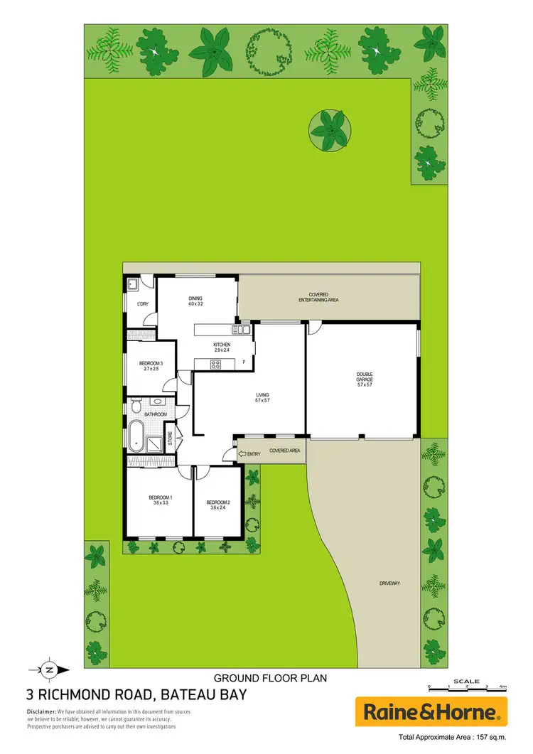 Floorplan of Homely house listing, 3 Richmond Close, Bateau Bay NSW 2261