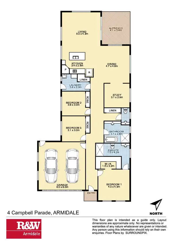 Floorplan of Homely house listing, 4 Campbell Parade, Armidale NSW 2350
