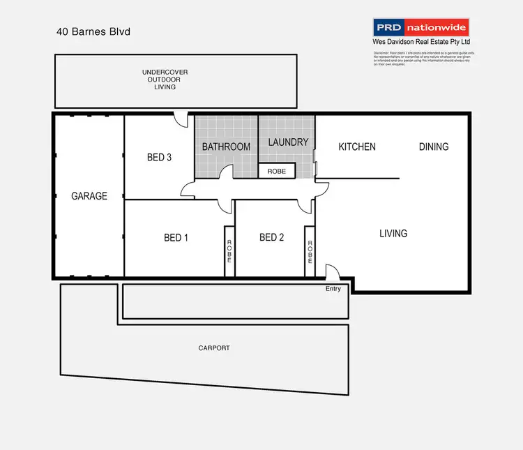 Floorplan of Homely house listing, 40 Barnes Boulevard, Horsham VIC 3400